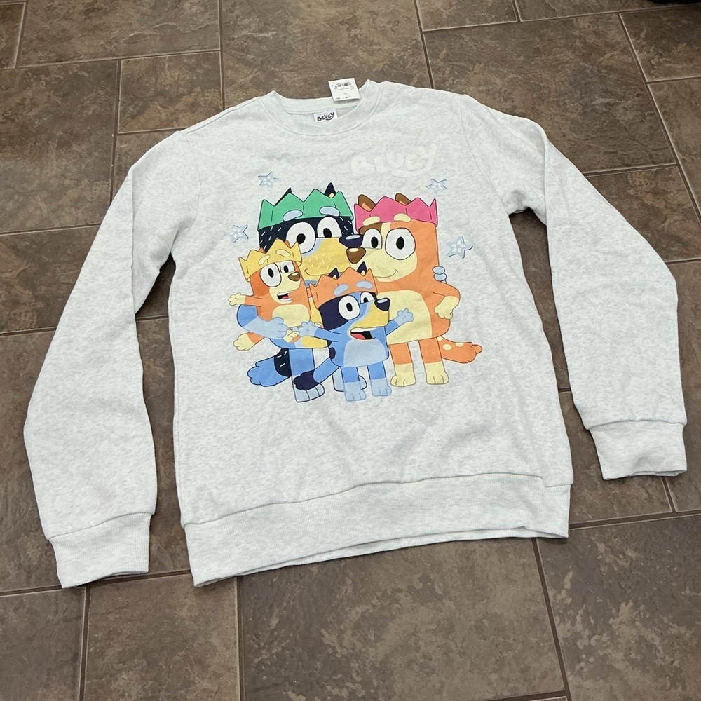 🥵 Charming Bluey Cartoon Crew Neck Sweater